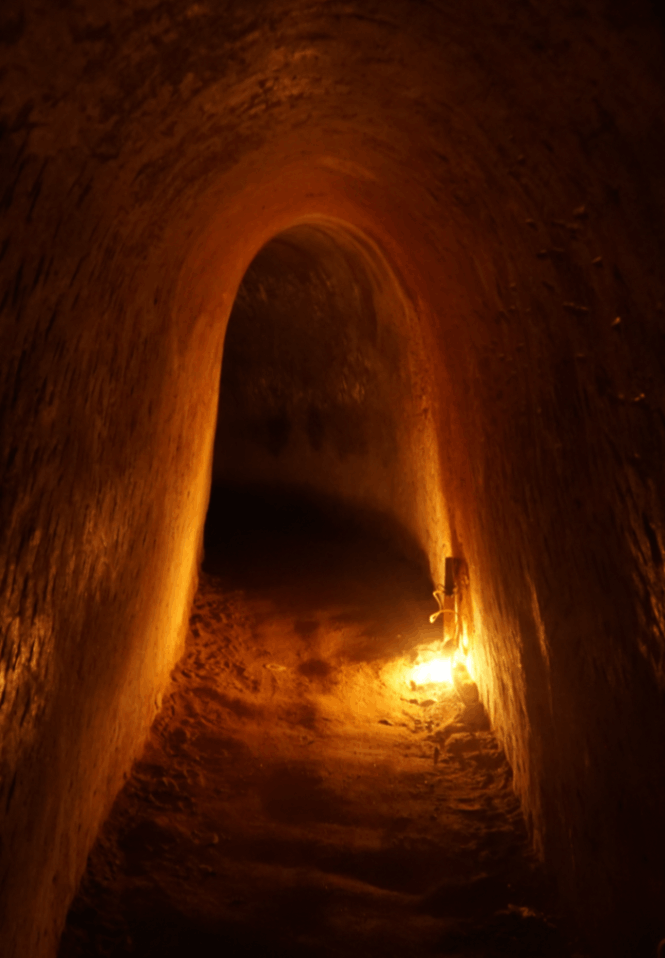 Explore the Cu Chi tunnels 